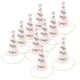 thumbnail image 3 of Sombrero de fiesta de cumpleaños con bola de pelo brillante y dorado para niños y adultos Dorado blanco, 3 of 9