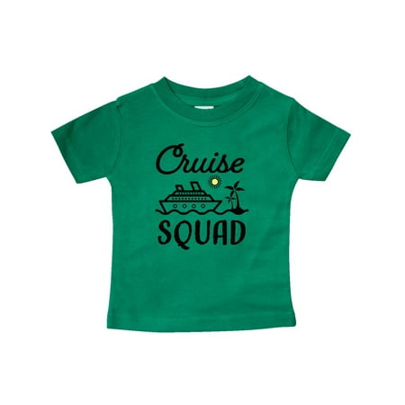

Inktastic Cruise Squad with Vector Cruise Ship and Palm Trees Gift Baby Boy or Baby Girl T-Shirt