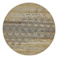 thumbnail image 3 of Unique Loom Outdoor Botanical Collection Area Rug - Transitional (8' Round Beige/Blue), 3 of 11