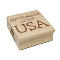 thumbnail image 1 of Handmade in the USA America Square Rubber Stamp Stamping Scrapbooking Crafting - Medium 1.75in, 1 of 7
