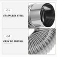 thumbnail image 3 of WEUVEB Conduit de Cheminée de Ventilation pour Cuisinières au Design Simple Lot de 1, 3 of 7