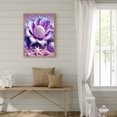 thumbnail image 3 of (A6413) Resina Serie Abstracta Concha Púrpura Diamante 30x40CM, 3 of 9