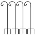 thumbnail image 1 of Shepherds Hook Gtongoko ajustable de 32 a 21 cm, negro mate, paquete de 8, 1 of 7