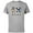 Athletic Heather, variant on Star Wars Droid BB-8 and R2-D2 Buddies 4 Life - Short Sleeve Cotton T-Shirt for Adults - Customized-Black