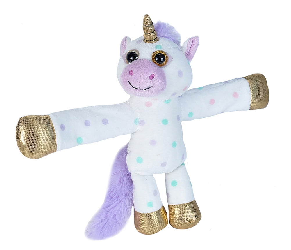 4 Set of New w/Tags Happy Go Fluffy 6" Stuffed Animal Slap Bracelets-Adorable! 