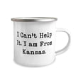 thumbnail image 2 of I Can't Help It. I am From Kansas. 12oz Camper Mug, Kansas, Sarcasm Gifts For Kansas, 2 of 2