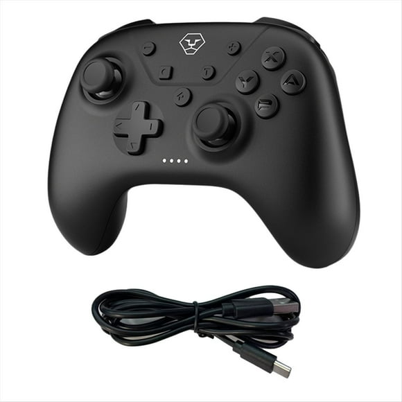 para Switch Bluetooth Gamepad 3 Modos Vibración Somatosensorial Manejar Color Caramelo Negro