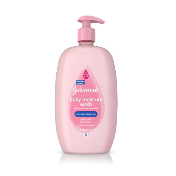 Johnson's Baby Moisture Care Wash To Soften Skin, 28 Oz.