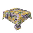 thumbnail image 2 of Wukai Lavender Flowers Waterproof Tablecloth for Kitchen Dining, Fits Square Tables for 2-4 Seats -60"x60", 2 of 7
