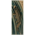 thumbnail image 2 of Keisai Eisen 9x18 Black Ornate Wood Framed Double Matted Museum Art Print Titled - Carp Ascending a Waterfall (Early or Mid-1830s), 2 of 5