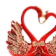 thumbnail image 5 of Figura de pareja de cisnes, estatua decorativa, regalo de San Valentín, escultura de animales para centro de mesa de entrada, oficina, decoración del Rojo, 5 of 6