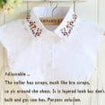 thumbnail image 3 of LoudSung False Collar Detachable Half Shirt Blouse Classical Fake Collar Embroidery Designs for Women Girls, 3 of 7