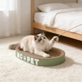 thumbnail image 2 of Cat Scratcher Cardboard Bed, Oval Shape Cat Scratching Lounges Bed with Catnip, Circle Cat Scratcher, Modern Cat Scratcher _ B, 2 of 6