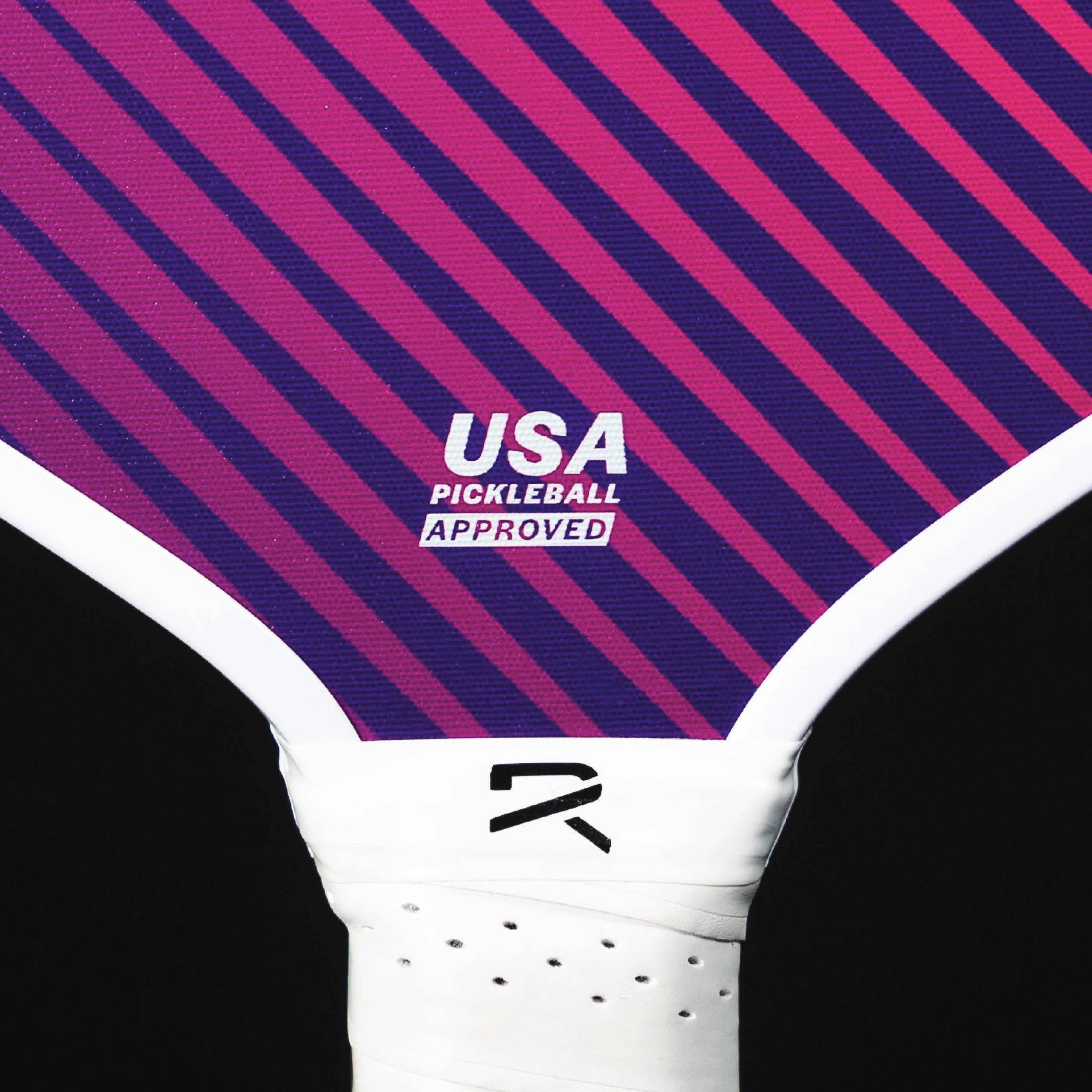 Rally Flare Graphite Pickleball Paddle – 2025 & Original Versions | Lightweight Design, Durable Polymer Core, Carbon or Graphite Face, USAPA Approved (Purple)