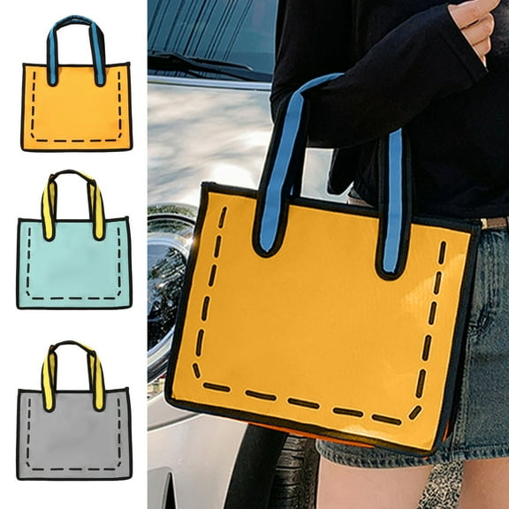 OEFNTAC Anime Style Tote Bag Handbag Large Capacity Bag