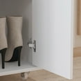 thumbnail image 6 of MONSLIPA 71" H Tall White Shoe Storage Cabinet with Wheels, 8 Tier Storage Organizers for Entryway, 6 of 6