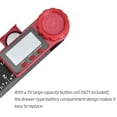 thumbnail image 4 of 2-In-1 Folding Measuring Ruler 200mm Plastic Electronic Ruler Black Angle Ruler Straight Ruler Digital Display 360 Degree Measurement Interior Angle Exterior Angle Measurement, 4 of 8