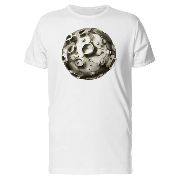 Abstract Moon Craters Tee Men's -Image by Shutterstock