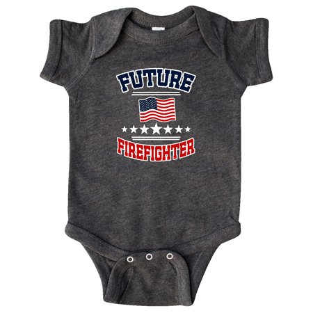 

Inktastic Future Firefighter Outfit Gift Baby Boy or Baby Girl Bodysuit