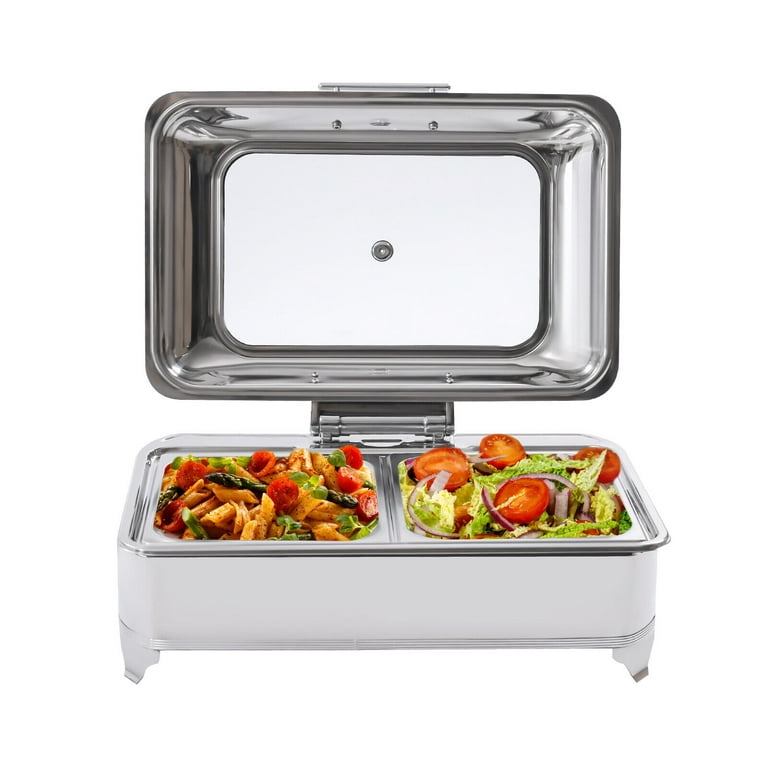 220v Commercial 9l Buffet Stove Food Warmer Container Stainless