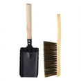 thumbnail image 1 of HLONK Fireplace Cleaning Set Include Coal Shovel and Hearth Brush Cleaner Kit for Home Fireplaces Firepit Tool Clean Tools, 1 of 10