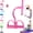 pink, variant on Full Body Toning Exercise Band, 21 Fitness Resistance Bands-4 Tube Pedal Ankle Puller