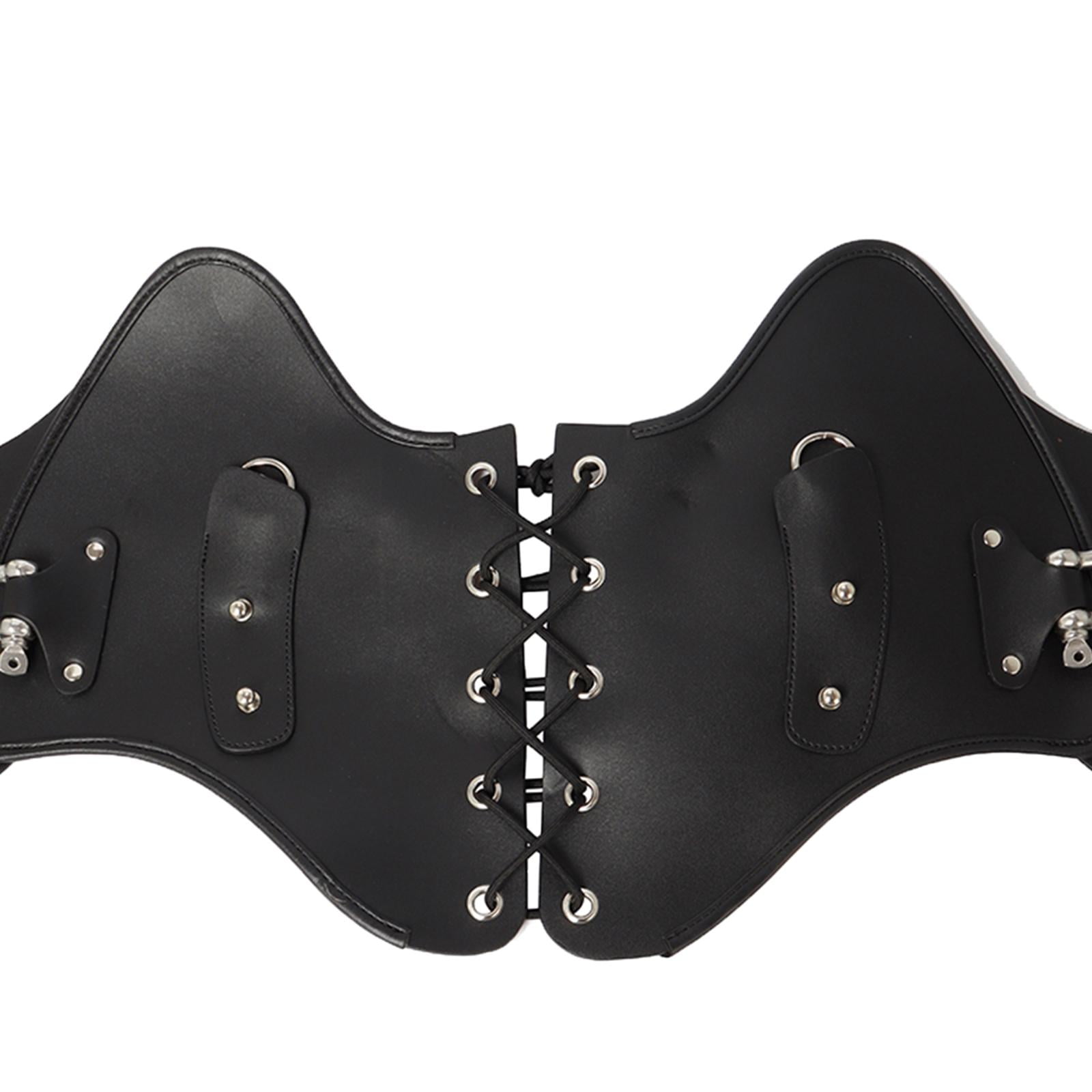 Motorcycle PU Heat Deflector, Pack Of 2 Motorcycle Side Saddle Leather