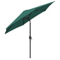 thumbnail image 3 of Yaheetech Parasol de Marché pour Patio de 9 Pi avec Manivelle et Inclinaison à Bouton-Poussoir, Vert Foncé, 3 of 7