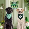 thumbnail image 4 of St. Patrick's Day Dog Bandana , Scarf for Boy and Girl, Durable Triangle Reversible Bibs Handkerchief for Puppy Pet, 4 of 5