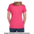 thumbnail image 3 of Playera Fruit Of The Loom para Mujer, Cuello Redondo Manga Corta Rosa Jaspe Talla  EG, 3 of 4