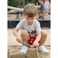 thumbnail image 6 of BemeyourBBs 2Pcs Toddler Baby Boy Summer Clothes Infant Baby Boys Baseball Outfits Waffle Knit Short Sleeve Baseball in Tractor Embroidery T-Shirt Shorts Set, 6 of 9