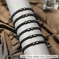 thumbnail image 5 of Unisex Bracelet 26 Letters Heart Rope Adjustable Handmade Couple Bracelet for Daily Wear, 5 of 5
