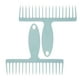 thumbnail image 4 of 2 piezas de escoba para quitar el pelo, peine, herramienta de limpieza para quitar el pelo, herramienta de limpieza de mano, peine para el pelo, 4 of 7