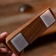 thumbnail image 2 of Tope de puerta de madera, cuñas de puerta antideslizantes de madera maciza, cuña de tope de puerta resistente y duradera, tope de puerta apto para costura inferior de puerta, paquete de 2, 2 of 5