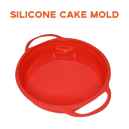 

iMESTOU Cake Mould Kitchen supplies Silicone Cake and Brownie-Pan Nonstick Silicone Baking Mold for Cake Bread Pie