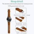 thumbnail image 3 of Compatible con bandas de reloj Samsung Galaxy de 46 mm/Gear S3 Frontier, bandas de reloj clásicas/reloj Galaxy de 3 bandas de 45 mm, pulsera de silicona suave de 22 mm Spo, 3 of 5