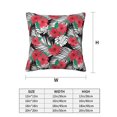 thumbnail image 2 of Throw Pillow Covers Set of 4 red flowers_A Soft Decorative Pillowcase for Couch Living Room Bed Sofa, Square Pillow Covers Pillow Protector with Zipper, Home Decor 18"x18", 2 of 7