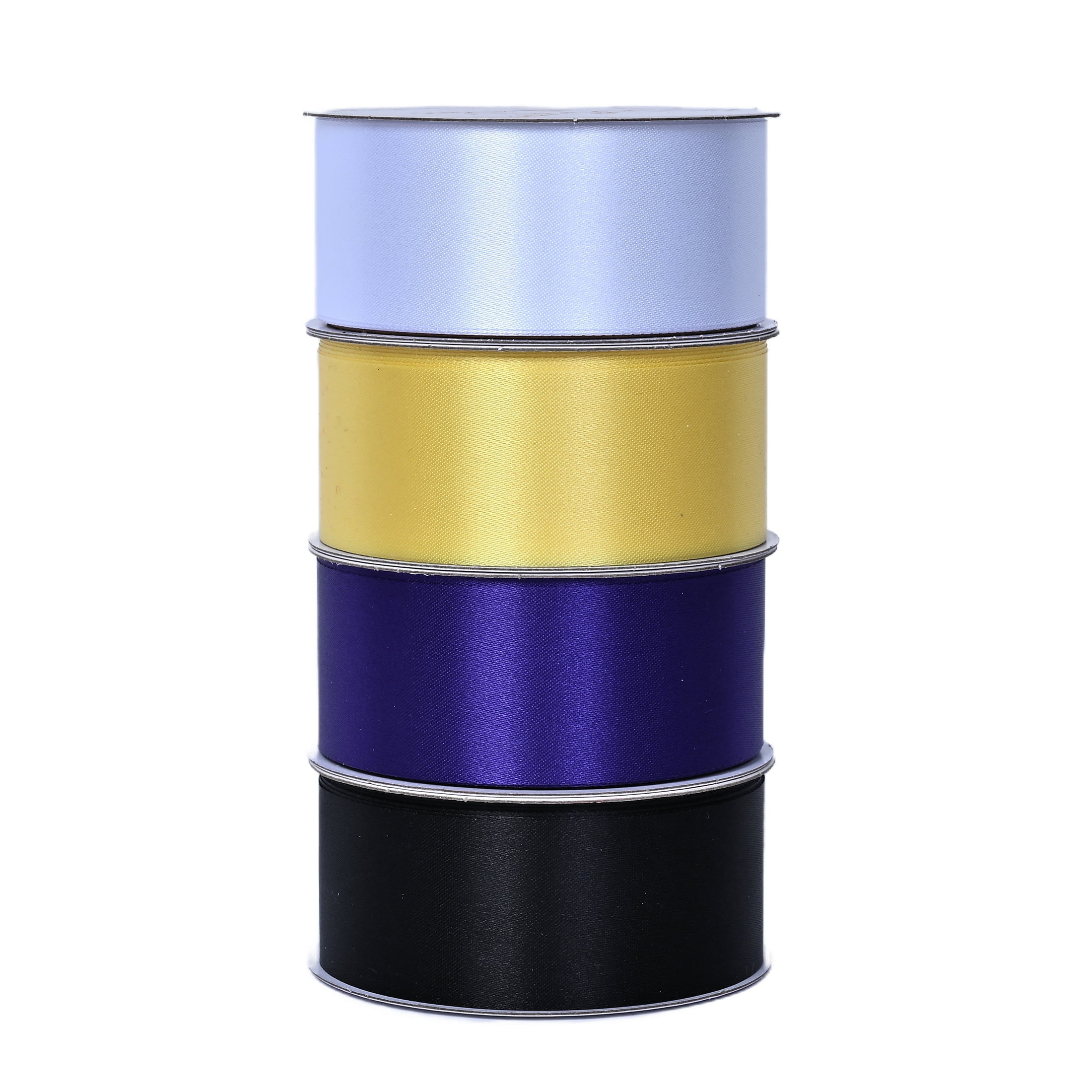 Gwen Studios 1 5/16" White Ace Satin Ribbon, 3 yards