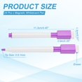 thumbnail image 2 of Uxcell Whiteboard Pen, 0.5-1mm Fine Tip Dry Erase Purple White Board Markers, 24Pcs, 2 of 6