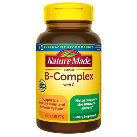 Nature Made Super B-Complex Tablets, 140 Count Value Size