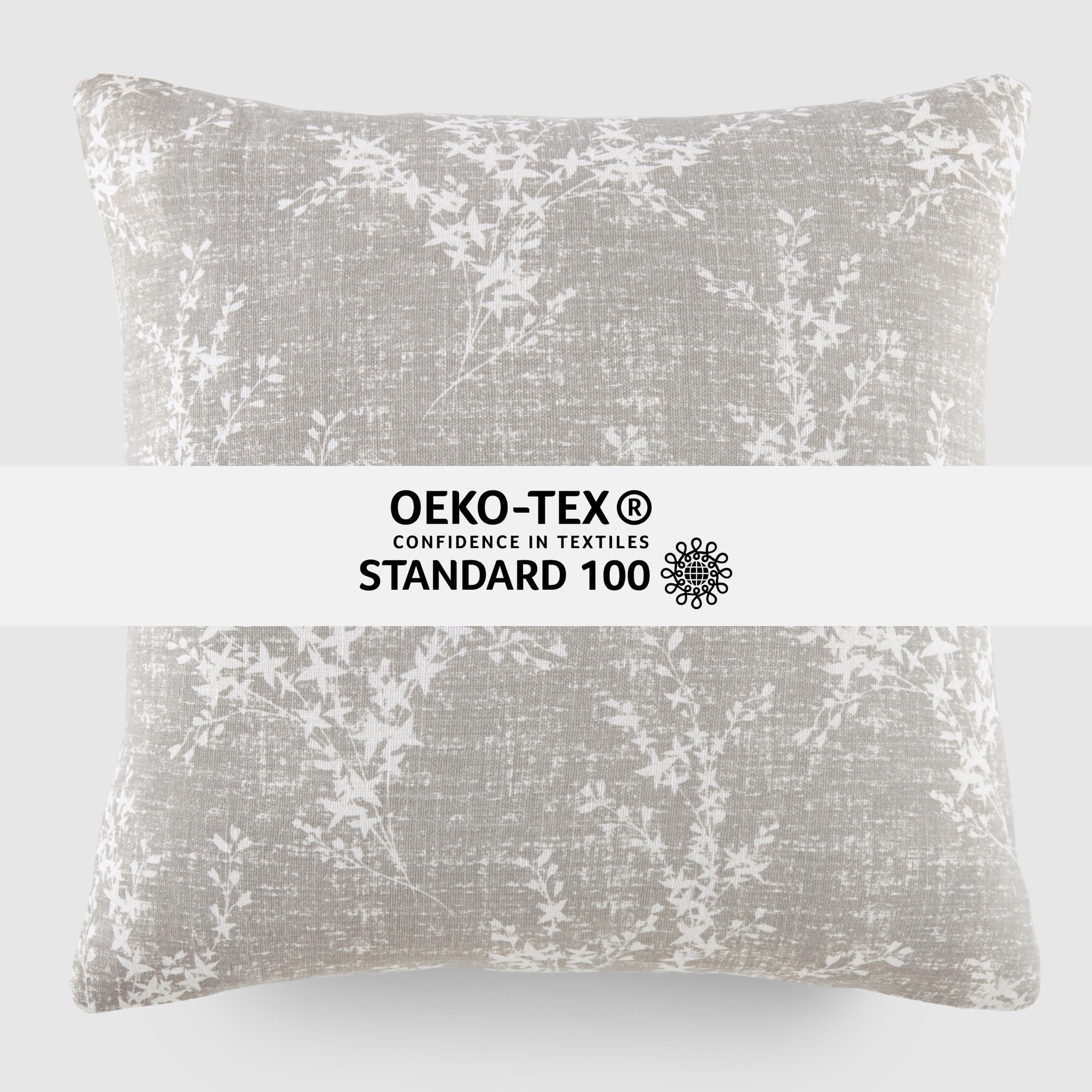 Noble Linens Elegant Cotton Decor Throw Pillow in Willow Pattern