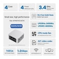 thumbnail image 4 of Mini PC FIREBAT T8 Pro Plus Intel Celeron N5095 N100 Computadora de escritorio para juegos 8GB 16GB 256GB 512GB DDR4 DDR5 WIFI5 BT4.2, 4 of 4