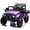 Purple, variant on Yeshouse 12V Ride On Truck Car, Battery Powered Car w/Remote Control, Spring Suspension, LED Lights, Bluetooth, 3 Speeds, Electric Car for Kids