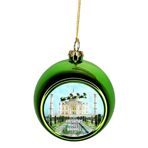 Taj Mahal Christmas Ornament India Christmas Ornament India Tree