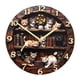 thumbnail image 4 of Reloj de pared colgante con diseño de gato, decorativo, sin tictac, creativo y estético. SX3 20 cm, 4 of 9