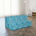thumbnail image 4 of Abstract Foldable Mattress, Modern Geometric Mosaic, 78.7" x 47.2", Sky Blue Multicolor, by Ambesonne, 4 of 6