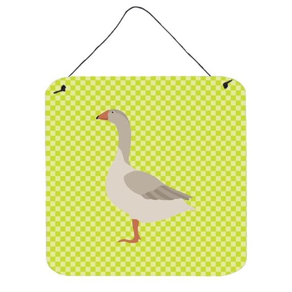 Steinbacher Goose Green Wall or Door Hanging Prints, 6 x 6 in.