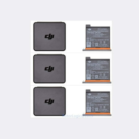 Original DJI OSMO Action Battery 1300mAh with Portable Battery Case for DJI OSMO Action Camera 3 Packs