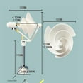 thumbnail image 3 of Archimedes Wind Turbine, Archimedes Liam F1 Wind Turbine, Spiral Wind Turbine Model, Home Wind Turbine System, Wind Turbine to Generate Electricity, Small Wind Turbine for Home, Farm (White), 3 of 7