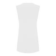 thumbnail image 4 of gakvbuo Summer Tank Dresses For Women 2024 Vacation Beach Dress Casual Simple T-Shirt Mini Dress Crewneck Short Sleeve Wedding Guest Dresses Club Dresses Sun Dresses Tunic Dress, 4 of 5